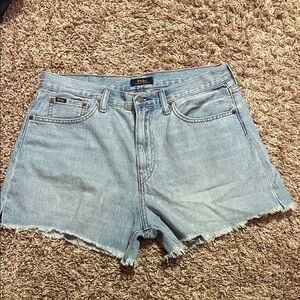 Polo by Ralph Lauren Women's Faded Blue Jean Shorts